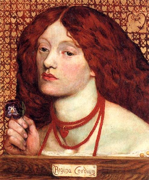 Dante Gabriel Rossetti Regina Cordium Spain oil painting art